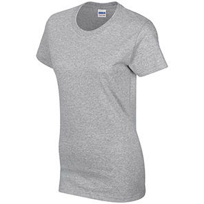 Gildan HeavyCotton GD006 Women’s Sport Grey T-Shirt