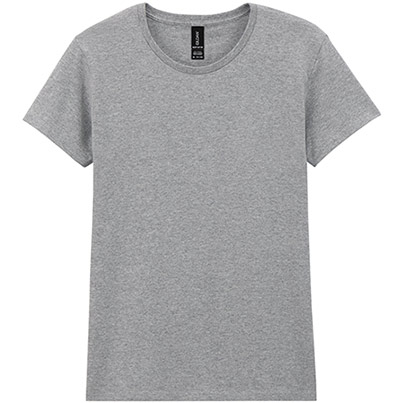Gildan HeavyCotton GD006 Women’s Sport Grey T-Shirt