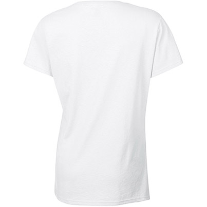 Gildan HeavyCotton GD006 Women’s White T-Shirt