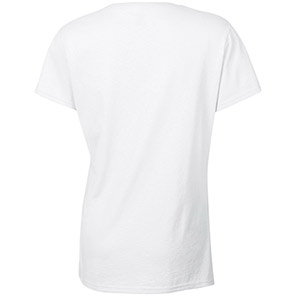 Gildan HeavyCotton GD006 Women’s White T-Shirt