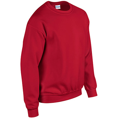 Gildan HeavyBlend GD056 Men’s Cherry Red Crew-Neck Sweatshirt