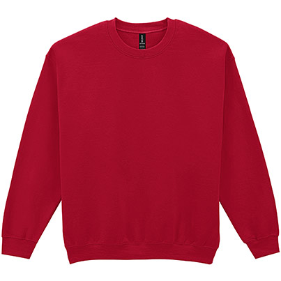 Gildan HeavyBlend GD056 Men’s Cherry Red Crew-Neck Sweatshirt