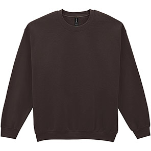 Gildan HeavyBlend GD056 Men’s Dark Chocolate Crew-Neck Sweatshirt 5XL