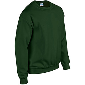 Gildan HeavyBlend GD056 Men’s Forest Green Crew-Neck Sweatshirt