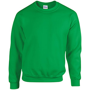 Gildan HeavyBlend GD056 Men’s Irish Green Crew-Neck Sweatshirt 5XL
