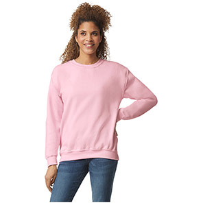 Gildan HeavyBlend GD056 Men’s Light Pink Crew-Neck Sweatshirt