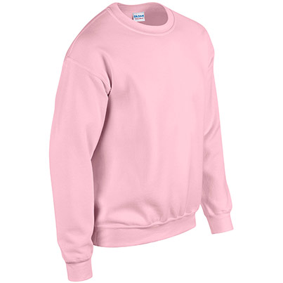 Gildan HeavyBlend GD056 Men’s Light Pink Crew-Neck Sweatshirt