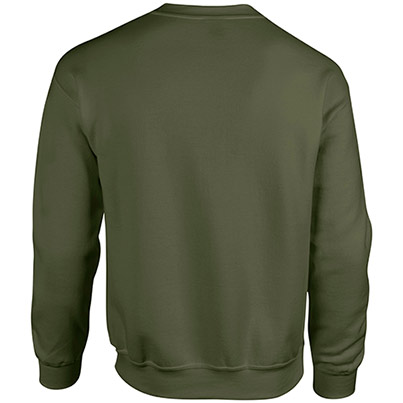 Gildan HeavyBlend GD056 Men’s Military Green Crew-Neck Sweatshirt
