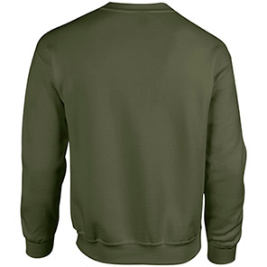 Gildan HeavyBlend GD056 Men’s Military Green Crew-Neck Sweatshirt