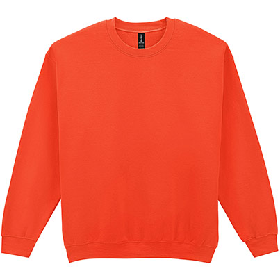 Gildan HeavyBlend GD056 Men’s Orange Crew-Neck Sweatshirt