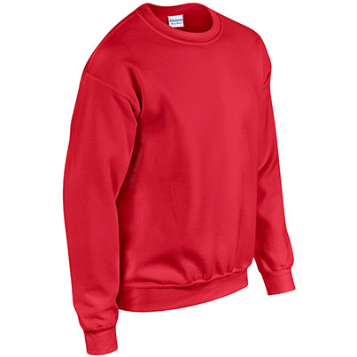 Gildan HeavyBlend GD056 Men’s Red Crew-Neck Sweatshirt