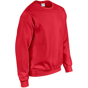 Gildan HeavyBlend GD056 Men’s Red Crew-Neck Sweatshirt