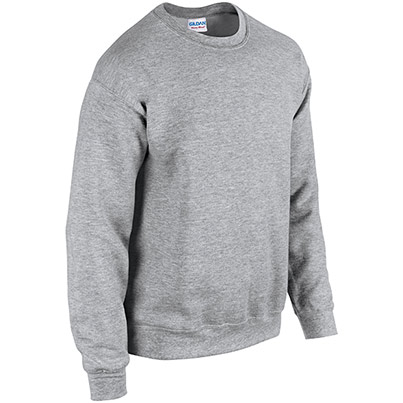 Gildan HeavyBlend GD056 Men’s Sport Grey Crew-Neck Sweatshirt
