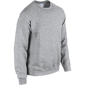 Gildan HeavyBlend GD056 Men’s Sport Grey Crew-Neck Sweatshirt