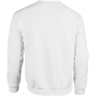 Gildan HeavyBlend GD056 Men’s White Crew-Neck Sweatshirt
