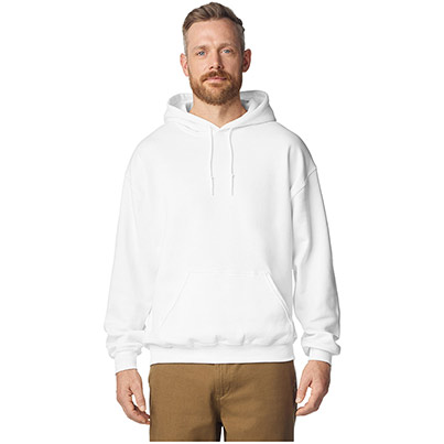 Gildan HeavyBlend GD057 Men’s White Sweatshirt