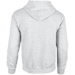Gildan HeavyBlend GD058 Ash Full-Zip Hooded Sweatshirt
