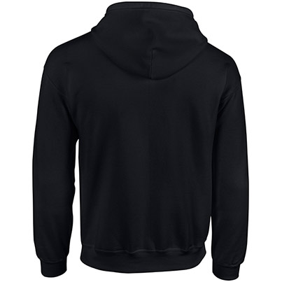 Gildan HeavyBlend GD058 Black Full-Zip Hooded Sweatshirt
