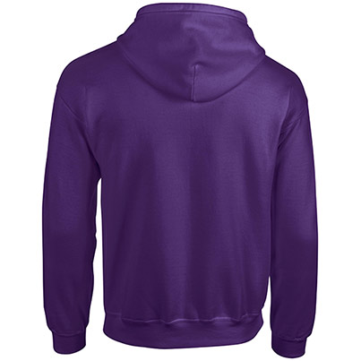 Gildan HeavyBlend GD058 Purple Full-Zip Hooded Sweatshirt