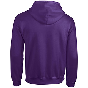 Gildan HeavyBlend GD058 Purple Full-Zip Hooded Sweatshirt