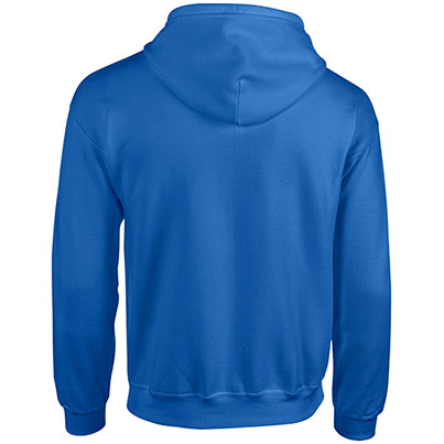 Gildan HeavyBlend GD058 Royal Blue Full-Zip Hooded Sweatshirt