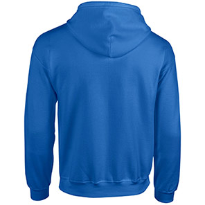 Gildan HeavyBlend GD058 Royal Blue Full-Zip Hooded Sweatshirt