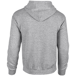 Gildan HeavyBlend GD058 Sport Grey Full-Zip Hooded Sweatshirt