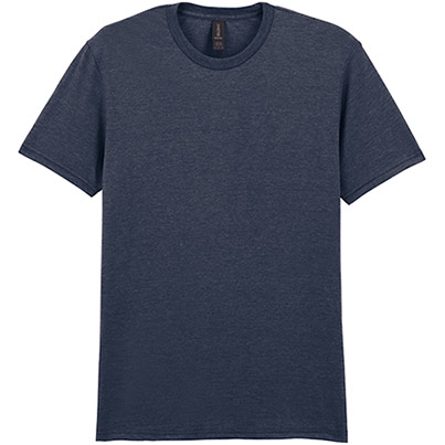 Gildan Softstyle GD001 Heather Navy T-Shirt