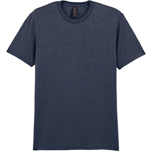 Gildan Softstyle GD001 Heather Navy T-Shirt 5XL