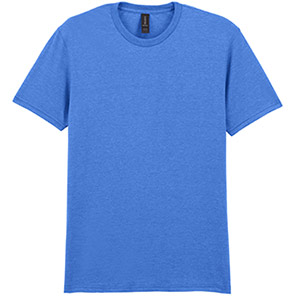 Gildan Softstyle GD001 Heather Royal Blue T-Shirt 5XL