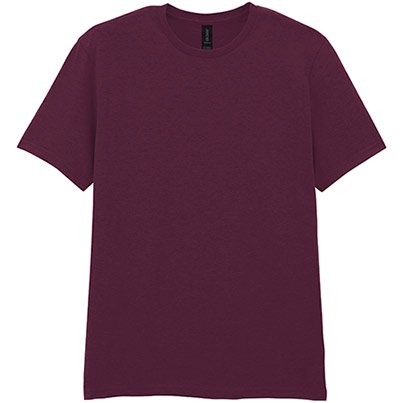 Gildan Softstyle GD001 Maroon T-Shirt