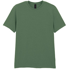 Gildan Softstyle GD001 Military Green T-Shirt 4XL
