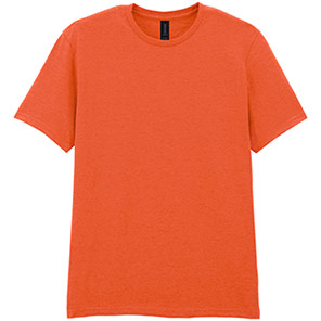 Gildan Softstyle GD001 Orange T-Shirt 4XL