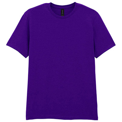 Gildan Softstyle GD001 Purple T-Shirt