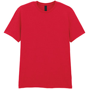 Gildan Softstyle GD001 Red T-Shirt 4XL