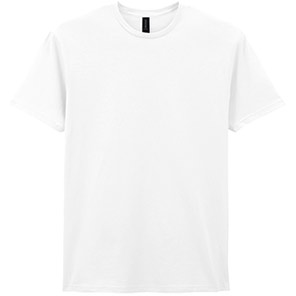 Gildan Softstyle GD001 White T-Shirt 5XL