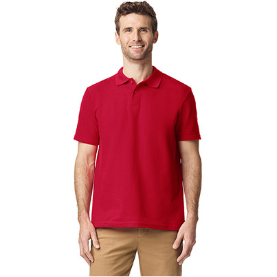 Gildan Softstyle GD017 Unisex Cherry Red Polo Shirt