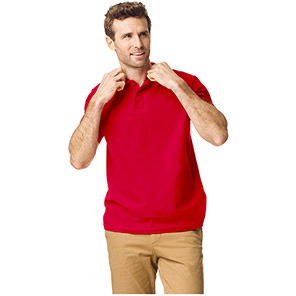 Gildan Softstyle GD017 Unisex Red Polo Shirt