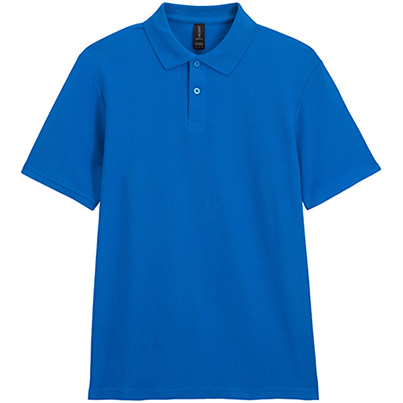 Gildan Softstyle GD017 Unisex Royal Blue Polo Shirt