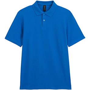 Gildan Softstyle GD017 Unisex Royal Blue Polo Shirt 4XL