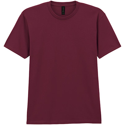 Gildan Softstyle GD024 Maroon T-Shirt