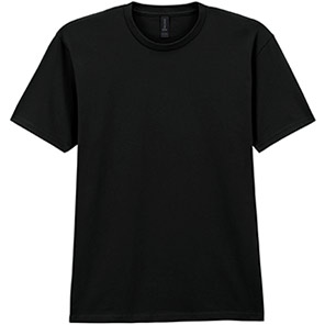 Gildan Softstyle GD024 Pitch Black T-Shirt 5XL