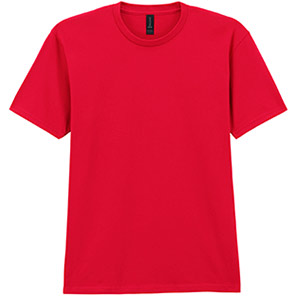Gildan Softstyle GD024 Red T-Shirt 5XL