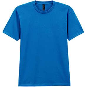 Gildan Softstyle GD024 Royal Blue T-Shirt 5XL
