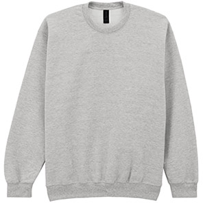 Gildan Softstyle GD066 Ash Grey Sweatshirt 4XL