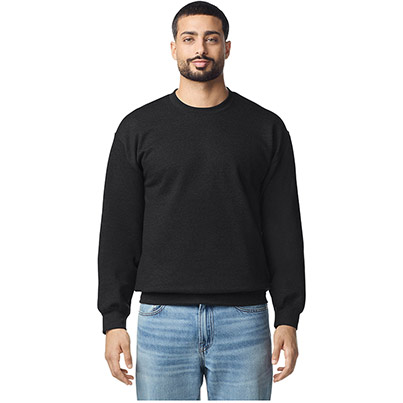 Gildan Softstyle GD066 Black Sweatshirt