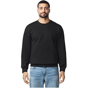 Gildan Softstyle GD066 Black Sweatshirt