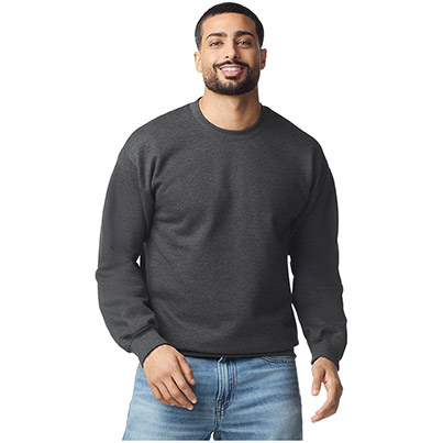 Gildan Softstyle GD066 Heather Black Sweatshirt