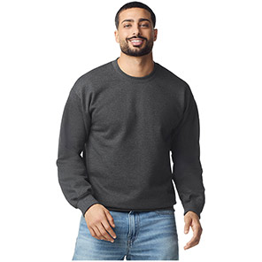 Gildan Softstyle GD066 Heather Black Sweatshirt