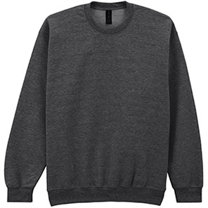 Gildan Softstyle GD066 Heather Black Sweatshirt 3XL